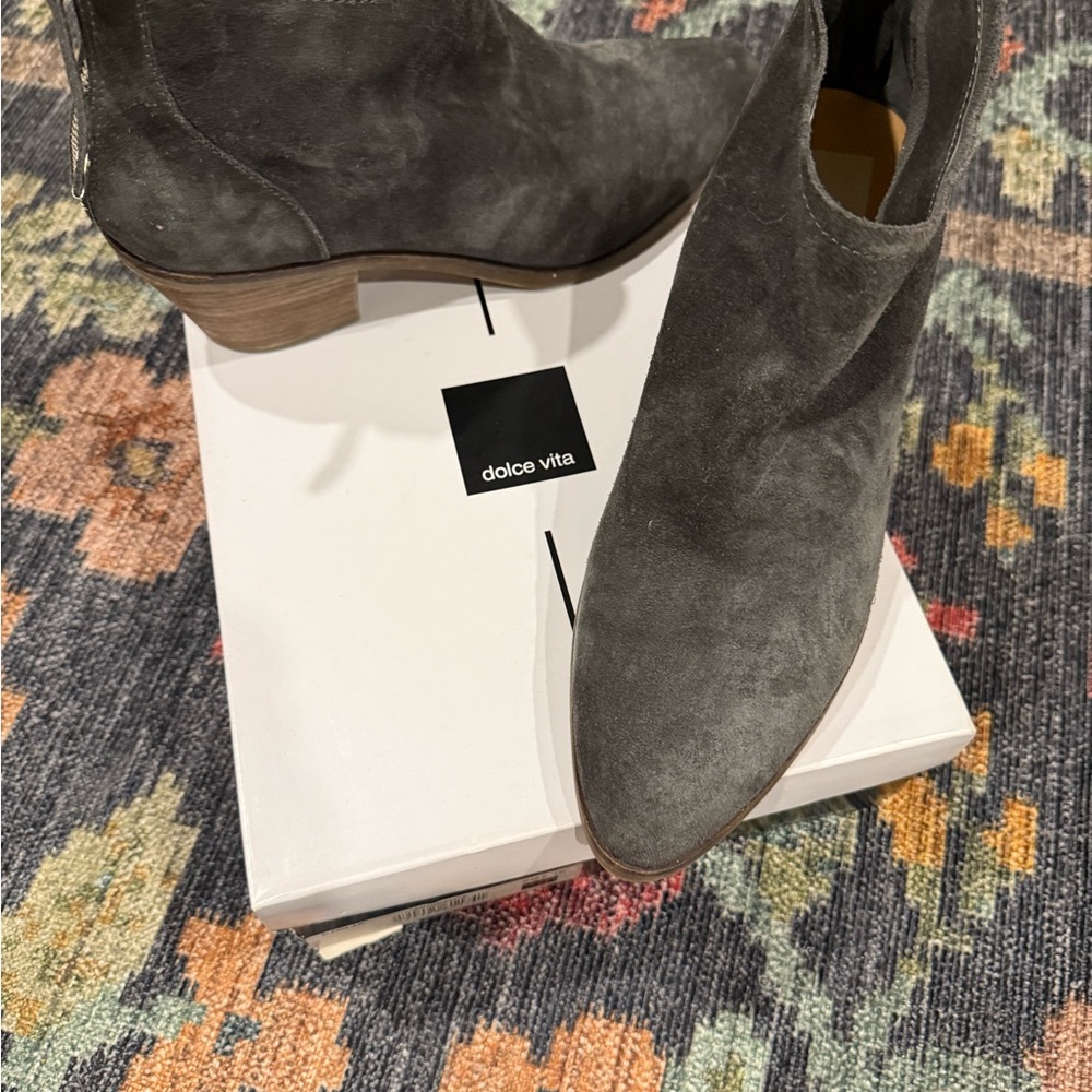 Dolce Vita Antracite Women's Ankle Boots